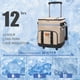 thumbnail image 5 of Bolsa de hielo con asa telescópica para camping y senderismo, para picnic al aire libre, nevera portátil con ruedas de gran capacidad, caja térmica portátil para uso en coche, cajas bento térmicas, 5 of 8
