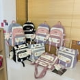 thumbnail image 5 of Harajuku New High School Girls Backpack Shoulder Bags Multi Pockets Waterproof School Bag Teenage Girls Kawaii Backpack Mochila, 5 of 5