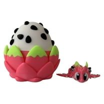 3D Printed Movable Dragon Egg Toy, Joint Movable Flying Dragon Figurine, Children's Cute Desktop Decoration 10Cm 3D Printed Decorative Animal Toys For Kids