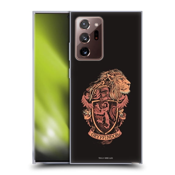 Head Case Designs Officially Licensed Harry Potter Deathly Hallows XIV Gryffindor Soft Gel Case Compatible with Samsung Galaxy Note20 Ultra / 5G