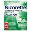 Nicorette Nicotine Lozenge, Stop Smoking Aid, 4 Milligrams, Refreshing Mint Flavor, 72 Count