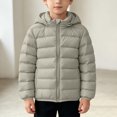 thumbnail image 4 of Luvrsol Girls Box‑Quilted Hooded Puffer Jacket, Zip‑Up Lightweight Kids Cold‑Weather Outerwear 100-160, 4 of 6