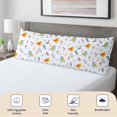 thumbnail image 2 of Dee's Collection 1 Piece Body Pillowcase 100% Egyptian Cotton 600 TC Premium Bedding (Body Pillowcase 20"X72", Spring Bird), 2 of 3