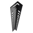 thumbnail image 2 of 6U Cabinet Vertical Rack Rail Kit, Black, Cold Rolled Steel, 13.33 x 0.77 x 1.16 inch, Package Quantity of 4, 2 of 4