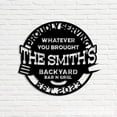 thumbnail image 2 of Craftnamesign Personalized Flaming BBQ Sign, BBQ and Grill Sign, BBQ Bar Sign, Barbecue Decor, 2 of 5