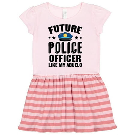 

Inktastic Future Police Officer Like My Abuelo Gift Toddler Girl Dress