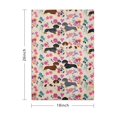 thumbnail image 3 of 6 Pcs Funny Kitchen Towels,Dachshund and Flower Microfiber Dish Towels,Kitchen Tea Towels,Kitchen Towel Set (18" X 26"), 3 of 3