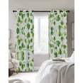 thumbnail image 4 of Summer Plants Blackout Curtains for Bedroom Living Room Darkening Curtains 96 Inches Long Botanical Watercolor Garden Plants Window Curtain 2 Panels Set Window Treatment Grommet Drapes 52"x96", 4 of 9