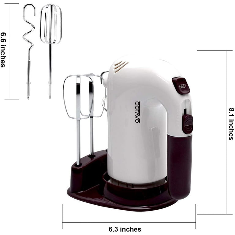 Hamilton Beach 62636 6 Speed Hand Mixer with Easy Clean Beaters White 