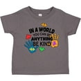thumbnail image 3 of Inktastic In a World You Can Be Anything Be Kind Autism Awareness Boys or Girls Toddler T-Shirt, 3 of 5