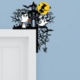 thumbnail image 3 of Decoración de puerta de metal de Halloween, decoración de pared de bruja fantasma, decoración espeluznante de Halloween, adorno de marco de puerta, decoración de puerta de Halloween, letrero de esquin, 3 of 5