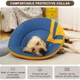 thumbnail image 3 of Cono para perro, conos ajustables para perros grandes después de la cirugía, cono de la vergüenza, collar de recuperación para perros, cono de donut para perros grandes, perfecto para curar, 3 of 5