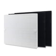thumbnail image 1 of 3Pcs Air Purifier Replace HEPA & Carbon Filter Set AP1512HH Fit for -1512HH 1512,1 * Hepa Filter 2 * Activated carbon filter,white & black, 1 of 6