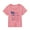 Pink, variant on Povozer Kids Boys 4th of July Shirts Toddler American Flag T-Shirt Girls Patriotic Short Sleeve Tees Cotton Top Clothes (Pink, 5-6 Years)