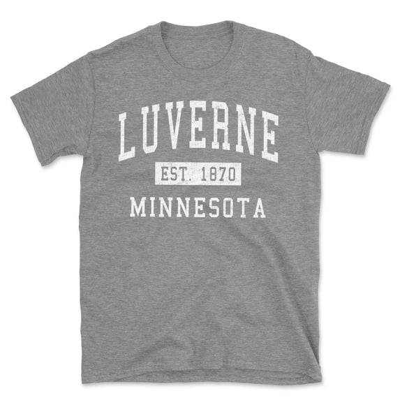 Luverne Minnesota Classic Established Men's Cotton T-Shirt