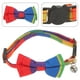 thumbnail image 3 of Collar de lazo arcoíris ajustable para perros y gatos, con lazo, para mascotas, 3 of 7