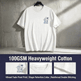 thumbnail image 7 of Men's 100% Cotton Short Sleeve Crewneck Graphic T-Shirt, Soft Breathable Moisture Wicking Casual Basic, 7 of 7