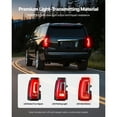 thumbnail image 4 of KFFKFF Tail Light Assembly Compatible with GMC Yukon/Yukon XL 2015 2016 2017 2018 2019 2020, Left Driver Side Taillight Rear Brake Signal Lamps with LED & Halogen Bulbs, 4 of 9