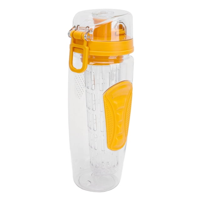 Bouteille d'Eau Infuseur de Fruits, Bouteilles d'Eau Infusées à Couvercle Rabattable Bouteille d'Eau Moderne Bouteille d'Infusion d'Eau Étanche Bouteilles d'Eau Réutilisables pour le Gym, le Camping et les Voyages