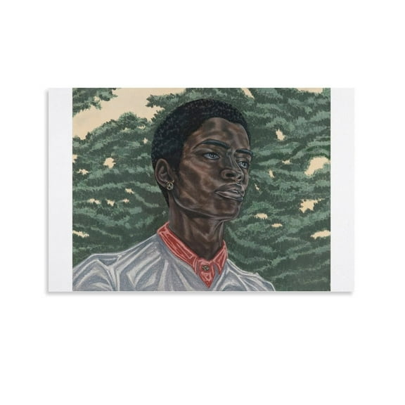 Toyin Ojih Odutola Painting American Poster Artist Canvas Poster Wall Art Picture Prints Hanging Photo Gift Decor Home Posters Artworks 16x24inch(40x60cm)