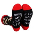 thumbnail image 2 of Ukumplol(clearance!) Mens Socks for Women If You Can Read This Casual Cotton Socks Street Mid Calf Socks Large Mid Calf Socks Christmas Socks ZRed A, 2 of 5