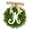 K, variant on Gmogad Green Leaf Alphabet Wreath, Simulation Leaf Letter Hanging Decor for Home, Front Door, Garden, Cafe, Shop, Party, Welcome Wall Decoration, Bow Accent, Stylish Indoor Outdoor Greenery