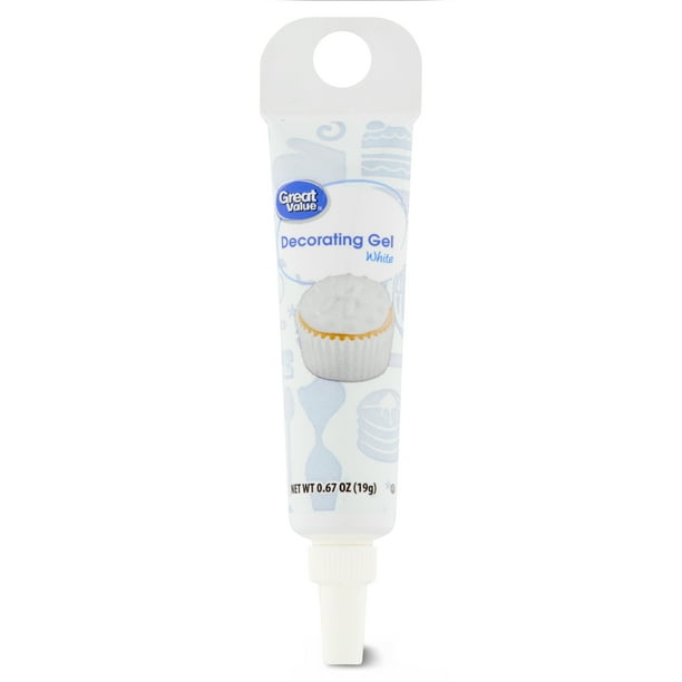 Great Value White Decorating Gel, 0.67 oz