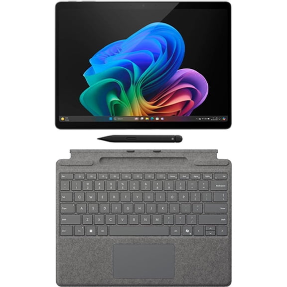 Microsoft Surface Pro Copilot+ PC Touchscreen 13" LCD Snapdragon X Plus 16GB RAM 512GB SSD (11th Edition) Black + Microsoft Surface Slim Pen 2 Matte Black + Microsoft Surface Pro Keyboard for Pro (...