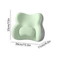 thumbnail image 3 of Back & Lumbar-fitted Chair Cushion, Soft Comfortable Breathable Slow-rebound Memory Foam Seat Pad, for Home / Office / Student Dormitory / Classroom Chairs, 3 of 6