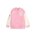 thumbnail image 1 of Squishmallows Veste Universitaire Rose pour Filles, 1 of 6