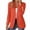 Orange, variant on Edvintorg Womens Blazer Plus Size Long Sleeve Business Casual Open Front Suit Jacket Women Fashion M-4XL Blue