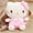 30cm, variant on 60CM Giant Sanrio Kawaii Hello Kitty Plush Toy Pillow Pink Dress Stuffed Doll Cat Cute Anime Toy for Children Girl Birthday Gift 50cm Pink Hello Kitty