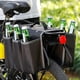 thumbnail image 4 of Estante trasero para bicicleta shamjiam bolsa contenedora para bebidas portavaso hervidor bicicleta de ciclismo de doble cara Negro, 4 of 9