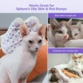 thumbnail image 2 of HICC GROOM! Cat Skincare Massage Gloves Wipes for Sensitive Skin, Cleaning, Hypoallergenic, 2 of 7