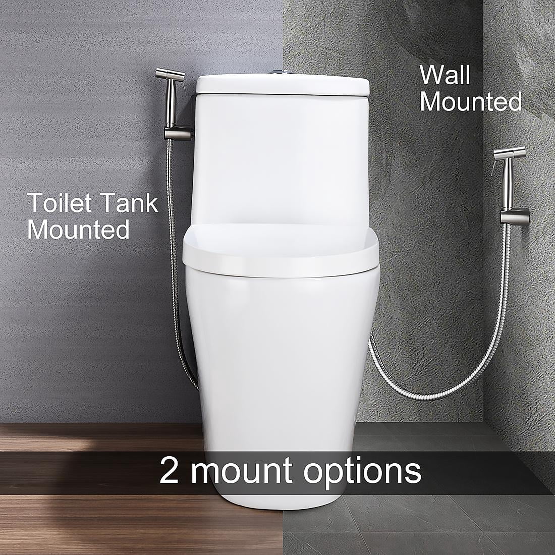 Tachi Silver Stainless Steel Handheld Spray Jet Bidet