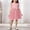 Pink, variant on Eltusu Summer Casual Dresses for Girls, Crewneck Party Ruffle Sleeve Short Sleeve Kids Dresses Hot Pink Size 7-8 T