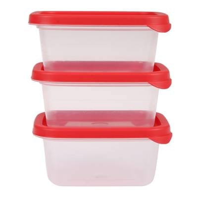 Juego de Herméticos Cubasa Mini con Tapa 3 Piezas