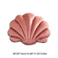 thumbnail image 3 of Soft Velvet Seashell Shaped Throw Pillow - Plush Lint Cushion for Sofa Couch Bed, Decorative Shell Accent Pillow for Living Room Bedroom, Cozy Home Decor Gift, 3 of 6