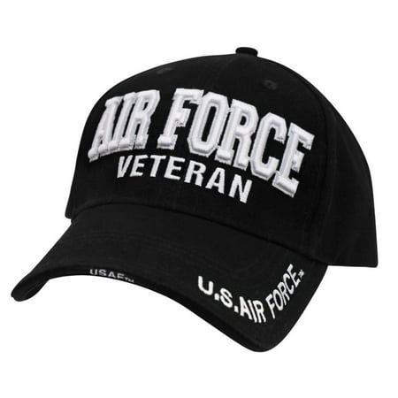 - Rothco Air Force Military Veteran Low Profile Cap. Black, OSFM