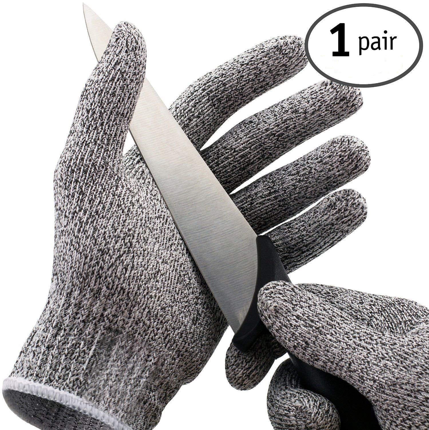 Deco Chef 16 Piece Kitchen Knife Set with Shears, Cutting Board with Cut Resistant Gloves