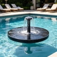thumbnail image 1 of HCBY Solar Floating Pump, 3.5W Multi-Nozzle Water Fountain, Solar Powered Auto Operation, Decorative Circulation Pump for Garden Pond Pool Bird Bath, 1 of 6