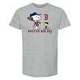 thumbnail image 2 of Toddler  Heather Gray Boston Red Sox Peanuts Snoopy T-Shirt, 2 of 3