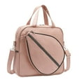 thumbnail image 4 of AMLESO Tennis Tote Bag Badminton Bag Zipper Closure Large Capacity Portable Sport Handbag Tennis Racket Bag for Pickleball Badminton Pink, 4 of 10