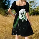 thumbnail image 5 of Vestido Homer's Fat, vestido de manga corta, vestido de mujer, vestidos de noche para mujer, 5 of 7