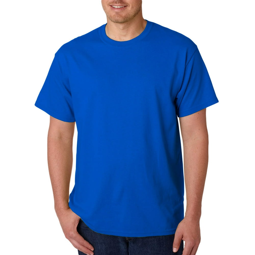 Gildan - G5000 Heavy Cotton Adult T-Shirt -Neon Blue-2X-Large - Walmart ...