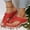 Red, variant on Earth Shoes Women Sandals Women's Flip Toe Casual Outerwear Sloping Heel Flat Bottomed Beach Sandals And Slippers Sports Sandals on Clearance