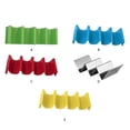 thumbnail image 4 of Taco Holder Restaurant Street Food Cart 2 4 3 Taco Sandwich Display Stand Wave Shaped Rack, Red, Plastic Type, 4 of 6