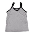 thumbnail image 5 of HuangHuanChen Womens Racerback Tank Tops V Neck Slim Fit Basic Tee Camisole Top for Women Workout Tops Sleeveless Tops Going Out Top Grey XL, 5 of 5