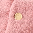 thumbnail image 6 of JMKQLZ Girls Fleece Long Coat Tollder Kids Solid Color Winter Fleece Outwear Windproof Warm Lapel Clothes Jacket for 2-9Years, 6 of 9