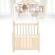 thumbnail image 1 of Cama De Bebé Para Casa De Muñecas, Cama De Casa De Muñecas, Cuna En Miniatura De Madera, Caja Fuerte Para Sala De Estar Para Niños, 1 of 7